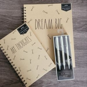 Rae Dunn Notebook Journal Pen Desk Set